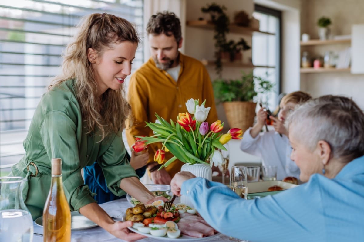masa de Paste in familie