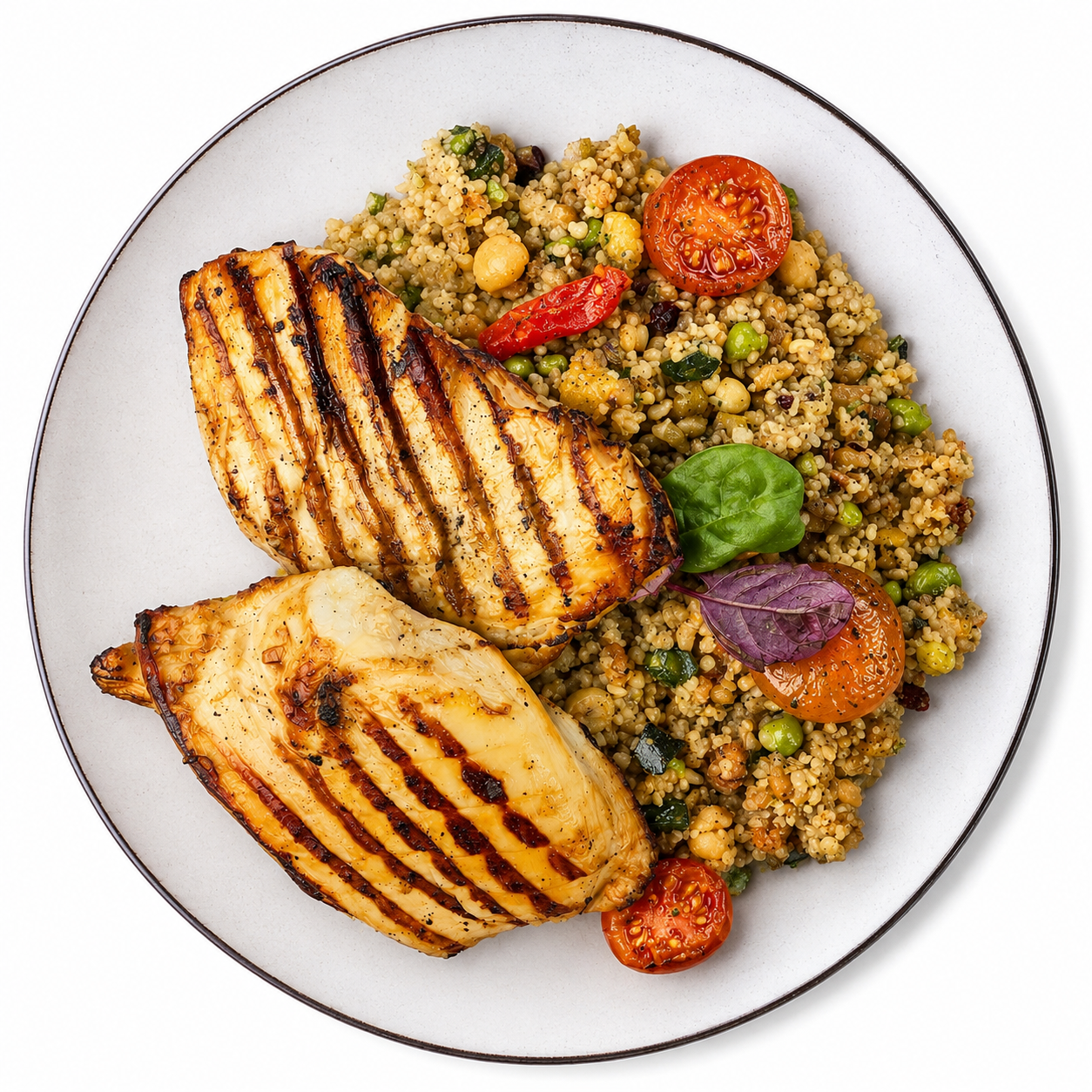 Piept de pui cu bulgur Piept de pui cu bulgur si farro - imagine 1