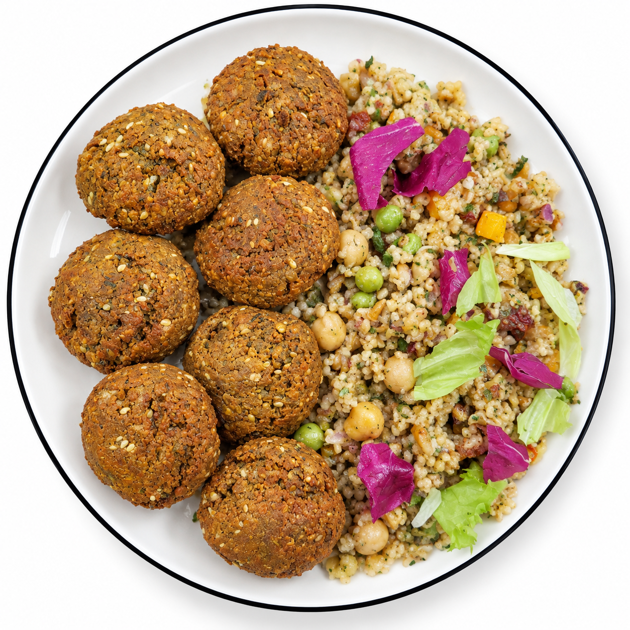 Falafel cu bulgur si farro Falafel cu bulgur si farro - imagine 1